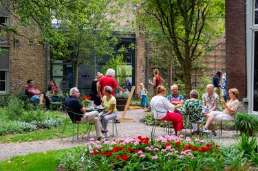Oudhollandse spelletjes in de museumtuin