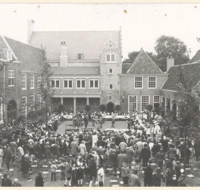 Historische voorstellingen op het Hof tijdens de Hoffeesten van 1972. - 1972