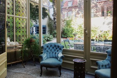 Serre in de tuinkamer van Huis Van Gijn