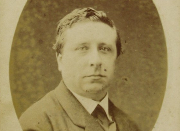 Anoniem - Portret van Simon van Gijn, gemaakt in Antwerpen - 1875
