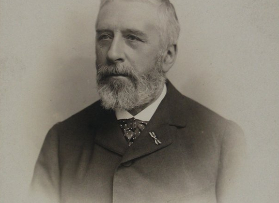 H.J. Tollens - H.j. Tollens, Portret van Simon van Gijn met wit haar, 1906 - 1906