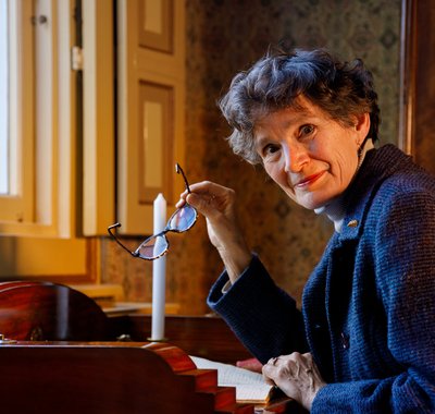 Bram Vreugdenhil - Ileen Montijn in het boudoir in Huis Van Gijn
